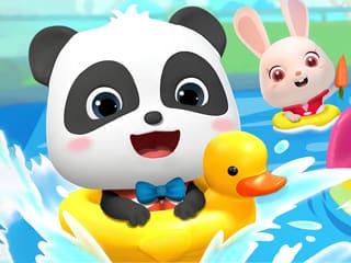 Baby Panda Summer Pool