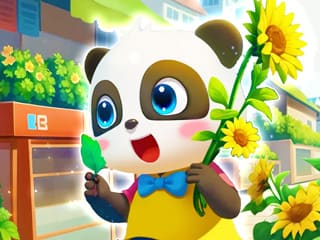 Baby Panda Sunflower Town