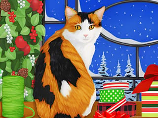 Jigsaw Puzzle: Christmas Cat