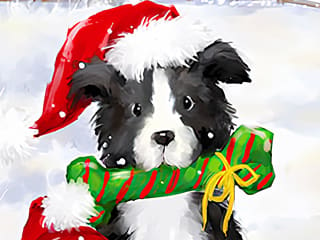 Jigsaw Puzzle: Christmas Dogs