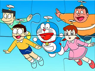 Jigsaw Puzzle: Doraemon Flying