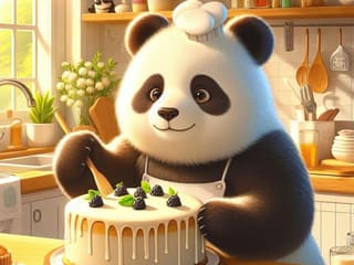 Jigsaw Puzzle: Panda Baker