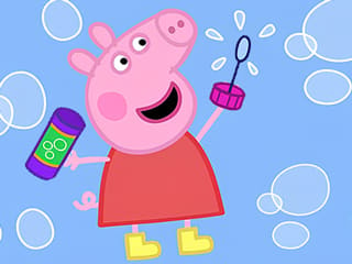 Jigsaw Puzzle: Peppa Pig Blow Bubbles