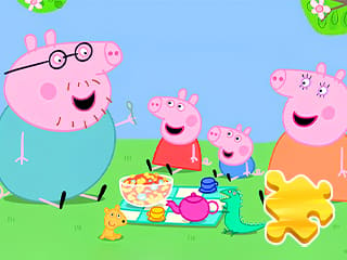 Jigsaw Puzzle: Peppa Pig Family Picnic