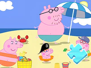 Jigsaw Puzzle: Peppa Pig Summer Vacation
