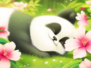 Jigsaw Puzzle: Sleeping Panda