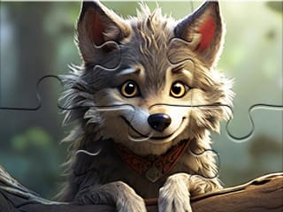 Jigsaw Puzzle: Smiling Wolf