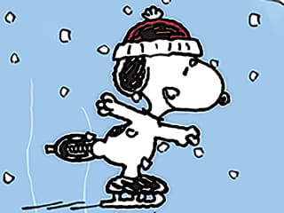 Jigsaw Puzzle: Snoopy Skating