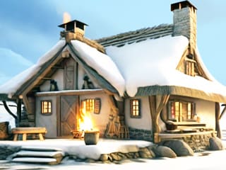 Jigsaw Puzzle: Snow House