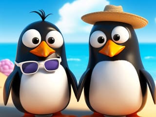 Jigsaw Puzzle: Sunny Penguins