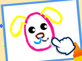 Toddler Drawing: Cute Dog